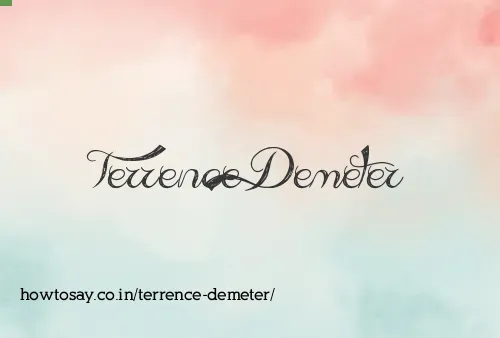 Terrence Demeter