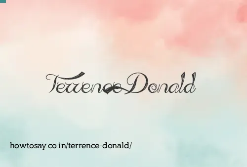 Terrence Donald