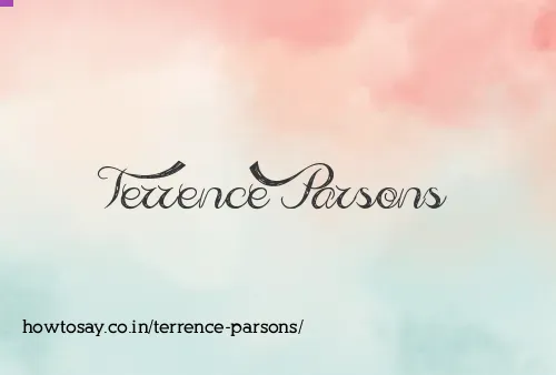 Terrence Parsons