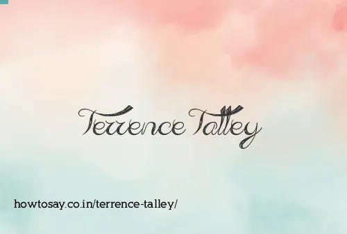 Terrence Talley