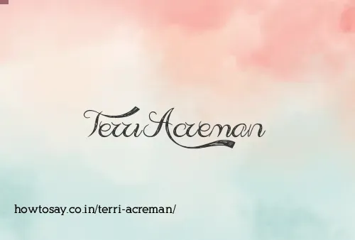 Terri Acreman
