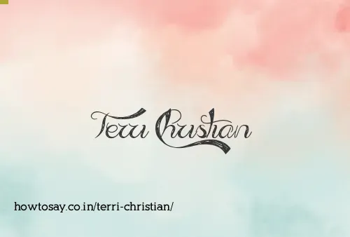 Terri Christian