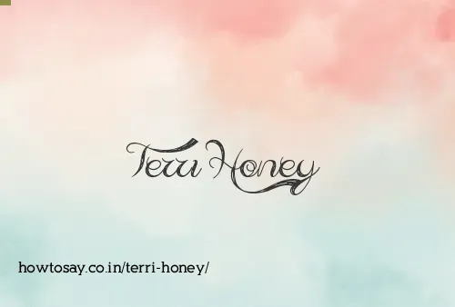 Terri Honey