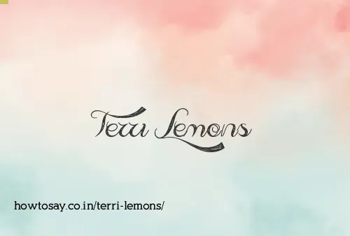 Terri Lemons