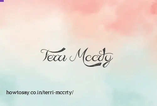 Terri Mccrty