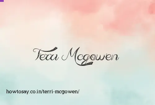 Terri Mcgowen