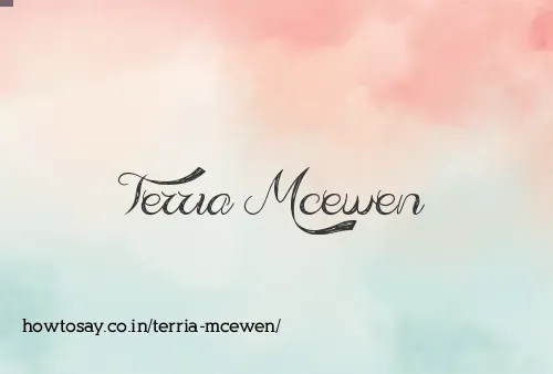 Terria Mcewen