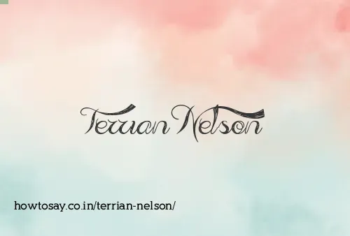 Terrian Nelson