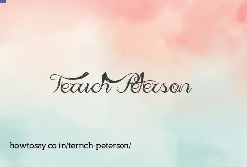 Terrich Peterson