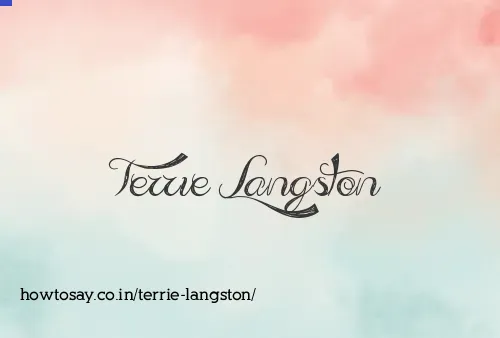 Terrie Langston