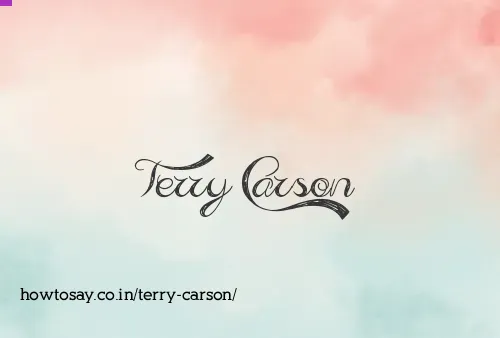 Terry Carson