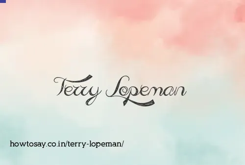 Terry Lopeman