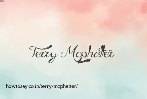 Terry Mcphatter