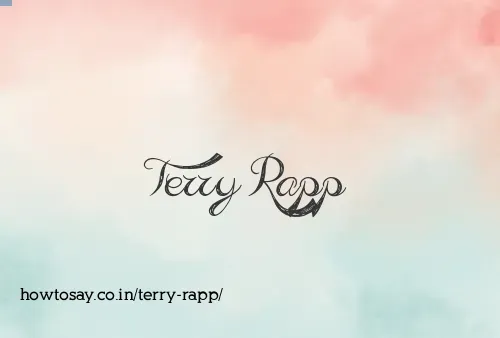 Terry Rapp