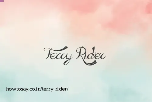 Terry Rider