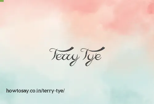 Terry Tye