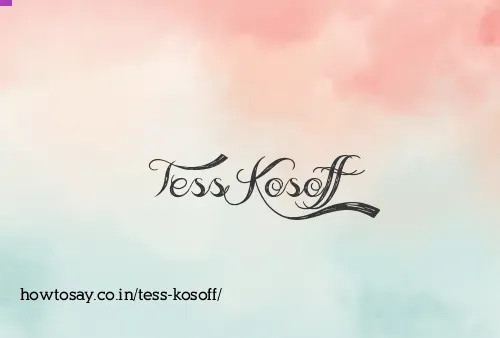Tess Kosoff