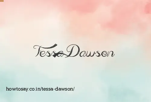 Tessa Dawson