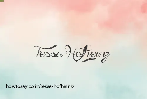 Tessa Hofheinz