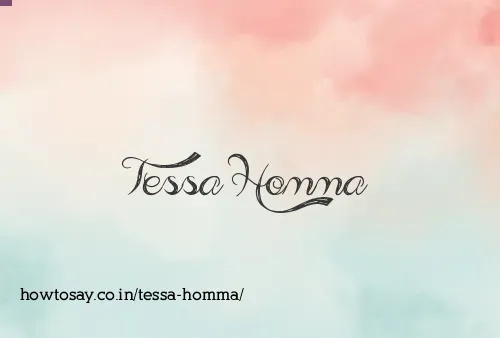 Tessa Homma