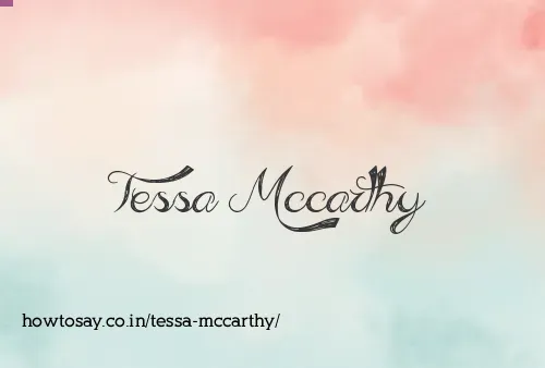 Tessa Mccarthy