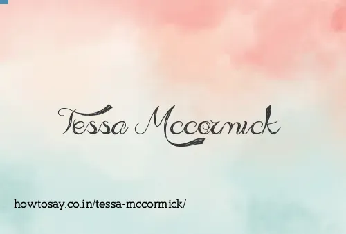 Tessa Mccormick