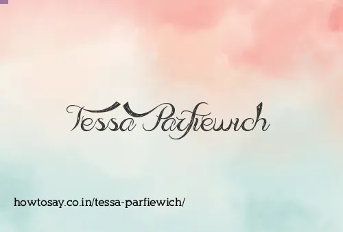 Tessa Parfiewich