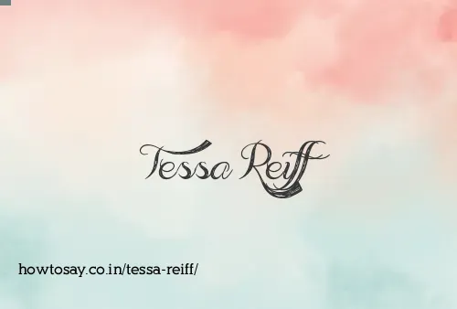 Tessa Reiff