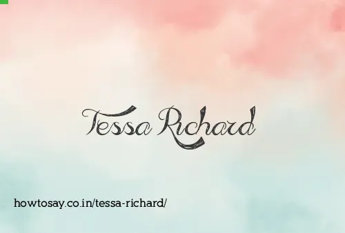 Tessa Richard