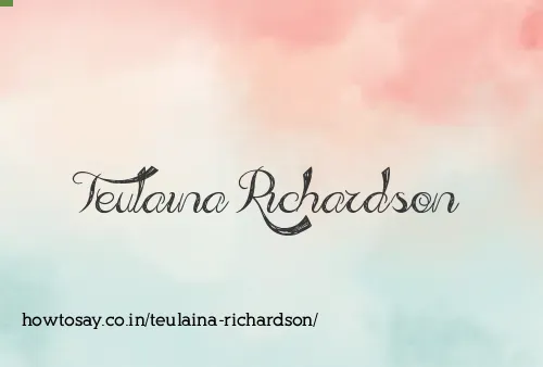 Teulaina Richardson