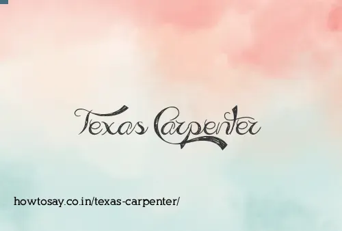 Texas Carpenter