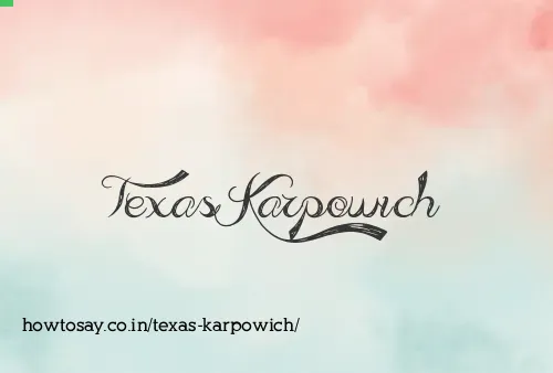 Texas Karpowich