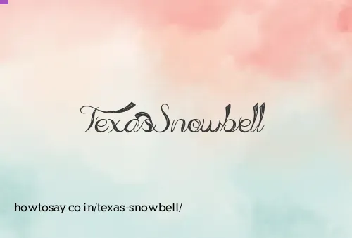 Texas Snowbell
