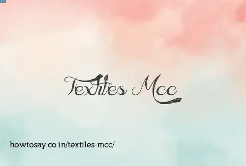 Textiles Mcc