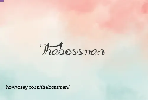 Thabossman