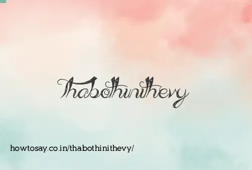Thabothinithevy