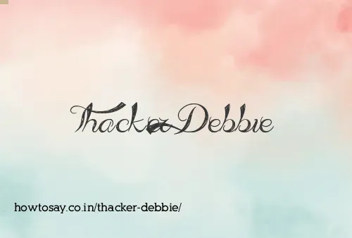 Thacker Debbie