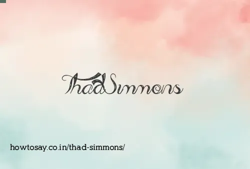 Thad Simmons