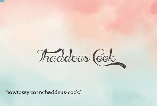 Thaddeus Cook