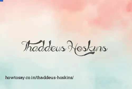 Thaddeus Hoskins