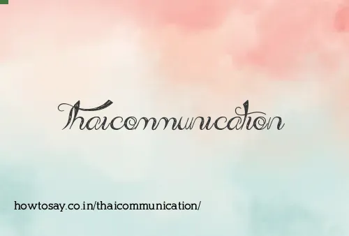 Thaicommunication