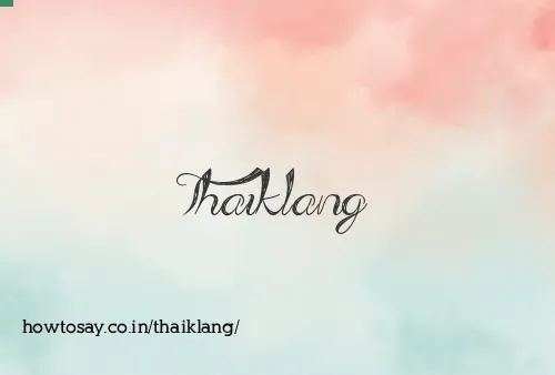Thaiklang