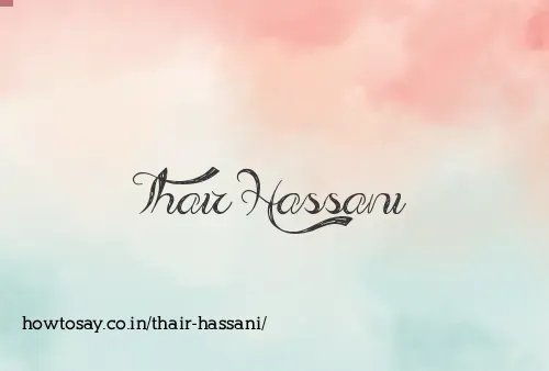 Thair Hassani
