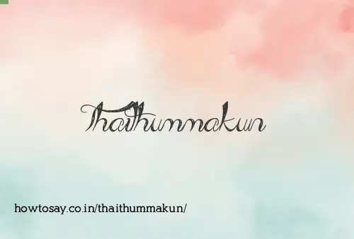 Thaithummakun