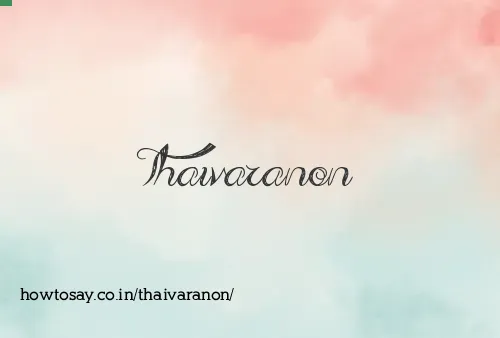 Thaivaranon