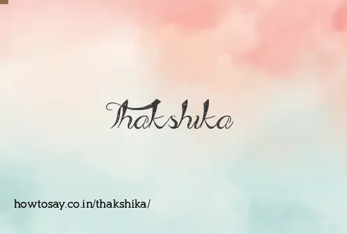 Thakshika