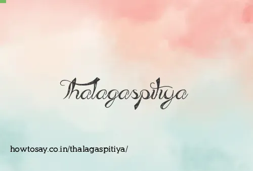 Thalagaspitiya