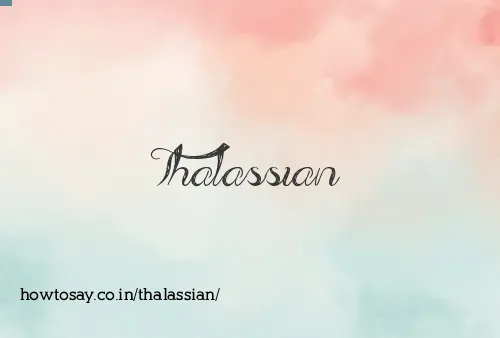 Thalassian
