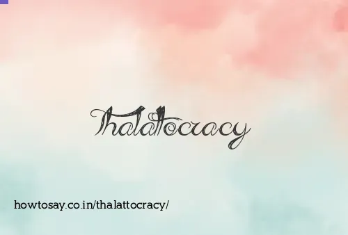 Thalattocracy