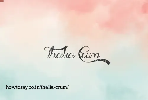 Thalia Crum
